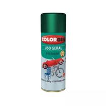 Tinta Spray Uso Geral Acabamento Metálico Verde Amazonas 57031 400ml - Colorgin