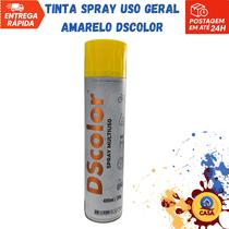 Tinta Spray Uso Geral Amarelo DSColor Tinta Spray Uso Geral Amarelo DSColor