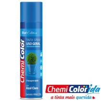 Tinta Spray Uso Geral Azul Claro 400ml Chemicolor