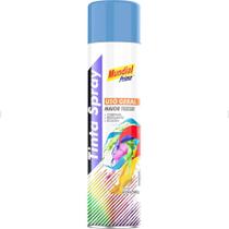 Tinta Spray Uso Geral Azul Claro 400ml Mundial Prime