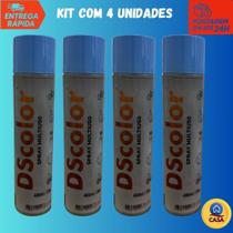 Tinta Spray Uso Geral Azul Claro DSColor - 4un