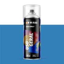 Tinta Spray Uso Geral Azul Claro - W-Max - 400ml