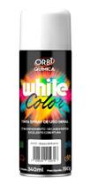 Tinta Spray Uso Geral Branco Brilhante 340ml/190g Orbi Tinta Spray Uso Geral Branco Brilhante 340ml/190g Orbi