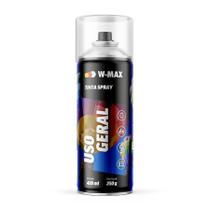 Tinta Spray Uso Geral Branco Brilhante 400ml - W-Max