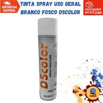 Tinta Spray Uso Geral Branco Fosco DSColor Tinta Spray Uso Geral Branco Fosco DSColor