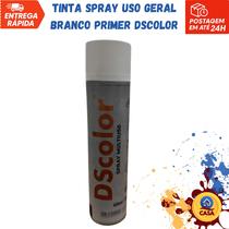Tinta Spray Uso Geral Branco Primer DSColor