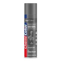 Tinta Spray Uso Geral Cinza Escuro 400ml - Chemicolor Tinta Spray Uso Geral Cinza Escuro 400ml - Chemicolor