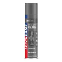 Tinta Spray Uso Geral Cinza Escuro 400Ml Chemicolor