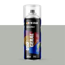 Tinta Spray Uso Geral Cinza Escuro 400ml - W-Max