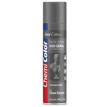 Tinta Spray Uso Geral Cinza Escuro Chemicolor - 400ml