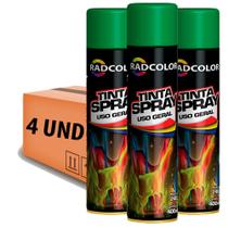 Tinta Spray Uso Geral E Automotivo Caixa 4 Unidades