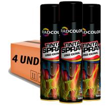 Tinta Spray Uso Geral E Automotivo Todas As Cores 4 Und