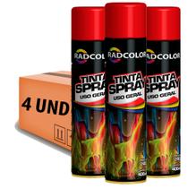 Tinta Spray Uso Geral E Automotivo Todas As Cores 4 Und