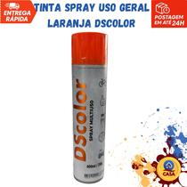 Tinta Spray Uso Geral Laranja DSColor Tinta Spray Uso Geral Laranja DSColor