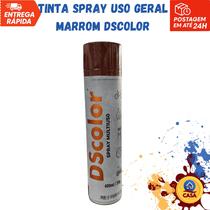 Tinta Spray Uso Geral Marrom DSColor Tinta Spray Uso Geral Marrom DSColor