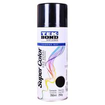 Tinta Spray Uso Geral Preto Brilhante 350ml - TekBond