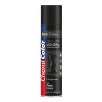 Tinta Spray Uso Geral Preto Fosco Chemicolor 400ml