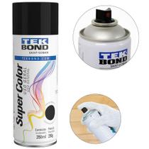 Tinta Spray Uso Geral Preto Fosco Tekbond 350ml / 250g