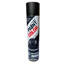 Tinta Spray Uso Geral Secagem Rápida 350ml Preto Semi Brilho