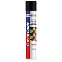 Tinta Spray Uso Geral Semi-brilho Preto 250ml - Chemicolor Tinta Spray Uso Geral Semi-brilho Preto 250ml - Chemicolor