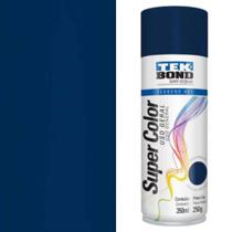 Tinta Spray Uso Geral Super Color Azul Escuro - Tekbond 350ml