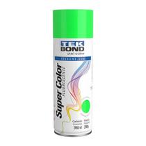 Tinta Spray Verde Fluorescente Luminoso 350ml Tekbond