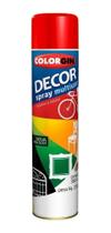 Tinta Spray Vermelho 360 ML - 250 GR Brilhante - DECOR COLORGIN Tinta Spray Vermelho 360 ML - 250 GR Brilhante - DECOR COLORGIN