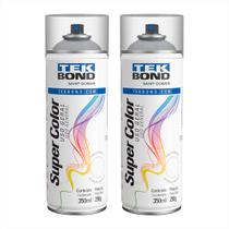 Tinta Spray Verniz Super Color Tekbond 350ml Kit 2un