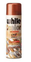 Tinta spray white color 340ml bronze metalica uso geral