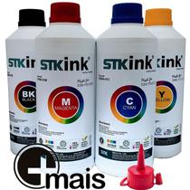 Tinta STK BT5001 BT6001 T510W T710W T810W T910DW compatível com InkTank Brother - 100ml Black + 3 x 30ml Color - STKINK