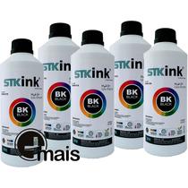 Tinta STK BT5001 BT6001 T510W T710W T810W T910DW compatível com InkTank Brother - 5 Litros Black - STKINK