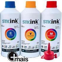 Tinta STK BTD60 BT5001 T300 T500W T700W compatível com InkTank Brother - 3 x 250ml - STKINK