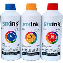 Tinta STK BTD60 BT5001 T300 T500W T700W compatível com InkTank Brother - 3 x 500ml - STKINK