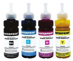 Tinta Sublimática Universal Masterprint Kit 4 Cores