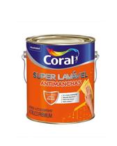 Tinta super lavável antimanchas e antibactérias coral 3,6l
