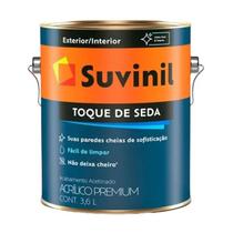 Tinta Suvinil Toque de Seda Acetinado 3,6L Branco Neve