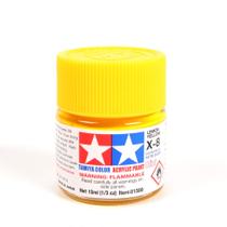 Tinta TAMIYA X-8 Amarelo Limão Acrílico Brilhante Mini 10mL