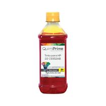 Tinta Tankfull Para Recarga HP 22 C9352A Impressora F4180 J3680 F380 1410 Corante Yellow de 500ml - Quimiprim