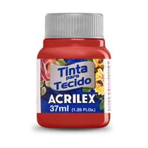 Tinta Tecido 37Ml Vermelho Escarlate Acrilex