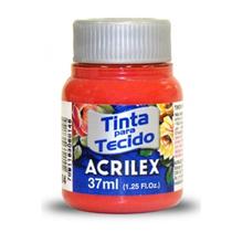 Tinta Tecido Acrilex 37ml Vermelho Natal tie dye Arte