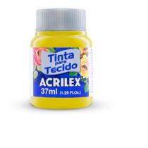 Tinta Tecido Fosca 037ML Amarelo Limao