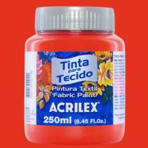 Tinta Tecido Fosca 250ml 801 - Tangerina