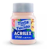 Tinta Tecido Fosca 37ml Acrilex Areia c/12un