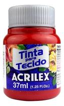 Tinta Tecido fosca 37ml Vermelho Profundo Acrilex Tinta Tecido fosca 37ml Vermelho Profundo Acrilex