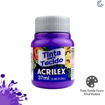 Tinta Tecido Fosca 37ml Violeta - Acrilex