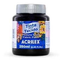 Tinta Tecido Fosca 520 250ml Preto Acrilex Tinta Tecido Fosca 520 250ml Preto Acrilex