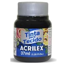 Tinta Tecido Fosca Acrilex 520 Preto 37ml