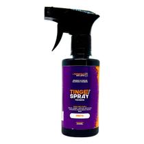 Tinta tecido preto 250ml corante com borrifador tingespray