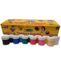 Tinta Tempera Guache 12 Cores 15ml Radex Volta as Aulas