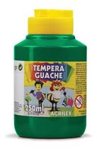 Tinta TEMPERA GUACHE - 250ml - VERDE BANDEIRA - 02020511